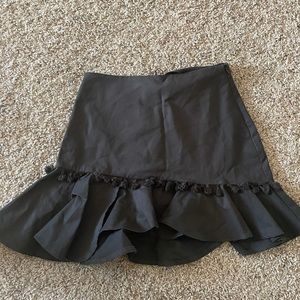 After market black skirt